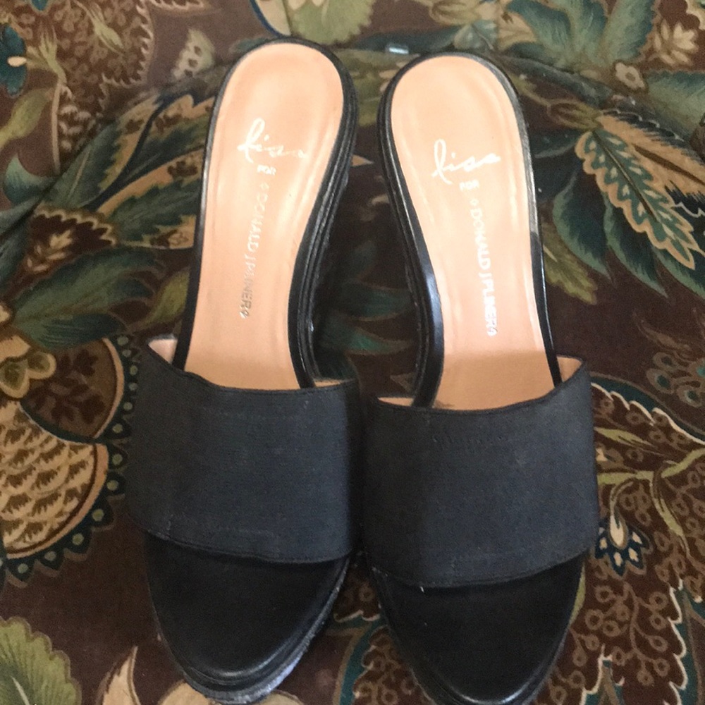 Lisa Pliner for Donald j Pliner wedge heels 8